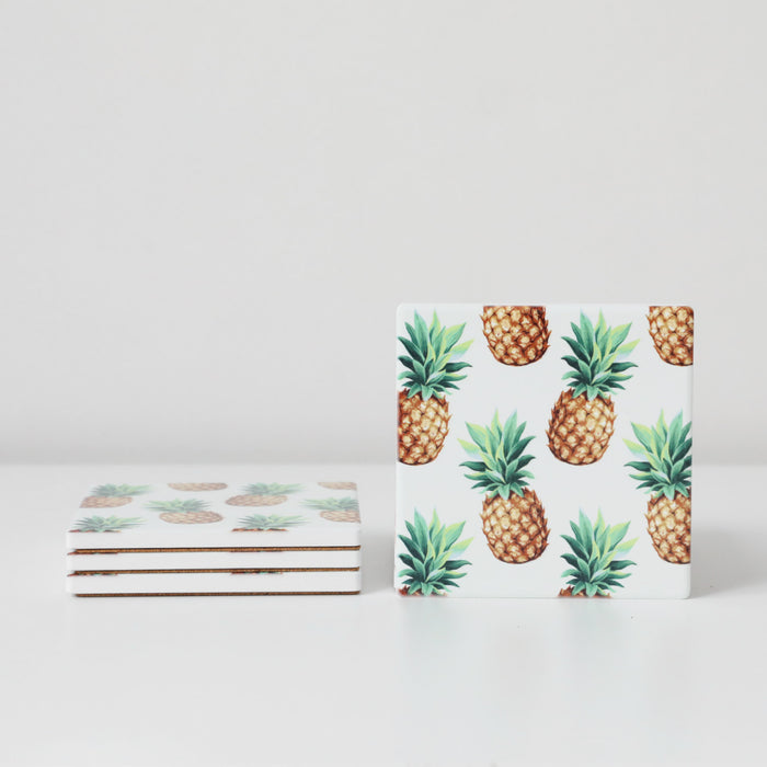 Tropical Pineapple Coasters